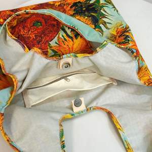 Van Gogh Art Art Design di fama mondiale per studenti di sesso femminile con cerniera di grande capacità - Product Image 4