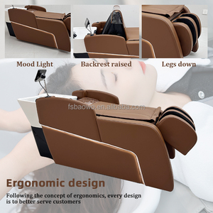 Fauteuil <span class=keywords><strong>de</strong></span> <span class=keywords><strong>massage</strong></span> et <span class=keywords><strong>de</strong></span> lavage capillaire professionnel tout confort pour <span class=keywords><strong>salon</strong></span> <span class=keywords><strong>de</strong></span> coiffure - Product Image 4