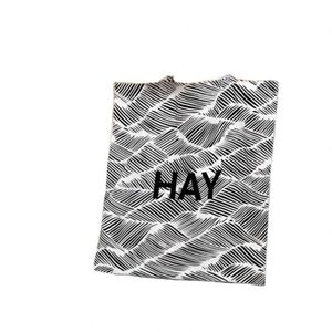 Customized Black & White Stripes Cotton Canvas <b>Tote</b> <b>Bag</b> Designer Work Beach <b>Lunch</b> Travel Grocery Shopping <b>Bag</b> - Product Image 2