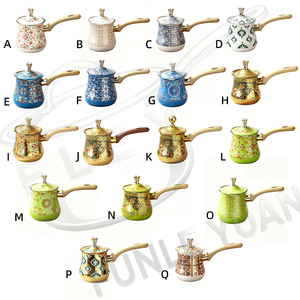 FLEY Caffettiera Turca Araba in Acciaio Inossidabile, Pentola Multifunzione per Sciogliere il Latte con Coperchio, per Negozi di Caffè - Product Image 2