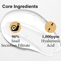 Sérum visage OEM 96 Snail Mucin 100ml/30ml avec vitamine C, oligopeptides, hydratant, réparateur, anti-âge, anti-rides