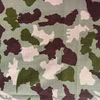 Tissu en polyester et coton camouflage à carreaux, anti-déchirure, durable, tissé, mélange TC, pour vêtements de sport, sacs et chaussures, vente en gros