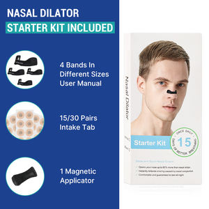 Magnetische Nasen entlüftung öffnungen Dilator Nasen streifen für besseres Atmen Stop Schnarch hilfe - Product Image 5