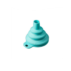 Embudo Plegable de Silicona, Telescópico, Redondo, para Cocina, Viajes, Bebidas, Alimentos, Contenedor de Almacenamiento FH-134 - Product Image 5