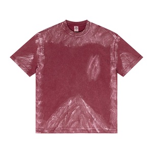 T-shirt tricoté personnalisé pour homme, couleur unie, 100 % coton, anti-plis, manches courtes, doux, respirant, coupe classique, été - Product Image 4