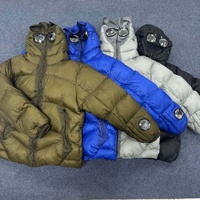 Veste d'hiver chaude imperméable écologique pour homme, grande taille, épaisse, de haute qualité, coupe-vent, avec capuche à lunettes, fermeture éclair longue