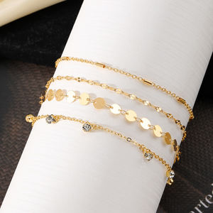 4 pcs/सेट नई डिजाइन राउंड जिरकॉन पेलेंट महिलाओं के लिए - Product Image 6