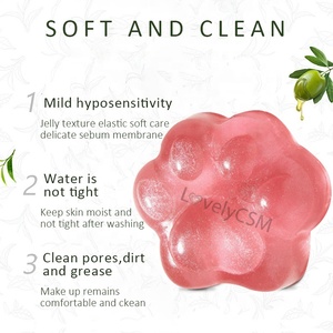 <span class=keywords><strong>Savon</strong></span> Solide Artisanal à la Glycérine et aux Herbes, Patte de <span class=keywords><strong>Chat</strong></span> Rose Mignonne, au Miel, Soin de la Peau pour Femmes - Offre Spéciale - Product Image 3
