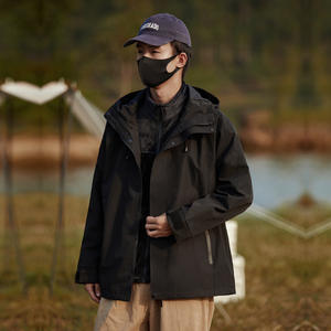 Veste tactique unisexe à capuche zippée en polaire pour sports <span class=keywords><strong>de</strong></span> plein air, manteau softshell chaud automne-hiver, coupe-vent et imperméable - Product Image 1