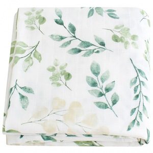 Couverture d'emmaillotage en mousseline de <span class=keywords><strong>coton</strong></span> et de bambou soyeux et doux <span class=keywords><strong>pas</strong></span> <span class=keywords><strong>cher</strong></span> 120*120 cm Serviette d'emmaillotage pour bébé - Product Image 2