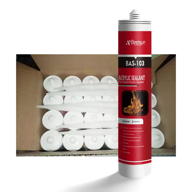 fv0 fire stop acrylic sealant fire rated joint filler red black caulking acrylic sealant fast drying