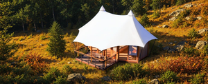 Tienda de campaña de lujo <span class=keywords><strong>para</strong></span> resort al aire libre, hotel, safari, glamping, <span class=keywords><strong>camping</strong></span>, vacaciones, cabaña, alojamiento, PVC duradero <span class=keywords><strong>para</strong></span> zonas escénicas - Product Image 5