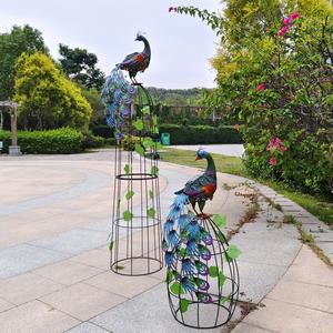 Plantes grimpantes artificielles, fleurs décoratives, treillis de jardin en métal - Product Image 2