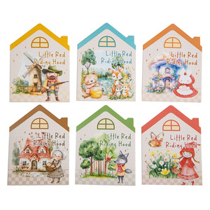 15 pegatinas por paquete Serie de cuentos de <span class=keywords><strong>Caperucita</strong></span> <span class=keywords><strong>Roja</strong></span> Manual de tema de <span class=keywords><strong>cuento</strong></span> de hadas Material de collage de fondo - Product Image 5