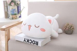 Peluche de Gatito Adorable de 35 cm, Juguete de Peluche de Animal de Peluche, Gatito de Peluche Suave de <span class=keywords><strong>Anime</strong></span> Kawaii, Almohada de Felpa con Forma de Gato - Product Image 2