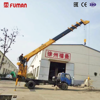 Grue télescopique montée sur camion de 14 tonnes, fuman-LIFT, Chine, gain de temps, Gruas Camion pour l'énergie et les mines