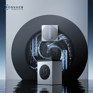 ECOVACS WINBOT W3 OMNI Robot nettoyeur de vitres avec station de lavage automatique du balai, nettoyage des bords TruEdge, évitement intelligent des obstacles - Product Image 1