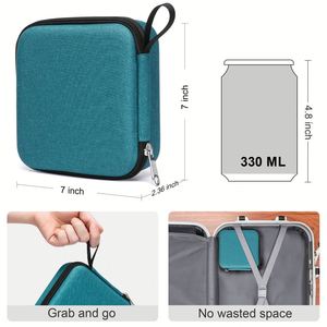 Estuche organizador de gafas de sol de viaje, ranura ajustable para múltiples gafas, caja de almacenamiento portátil de carcasa dura para hombres y mujeres - Product Image 4