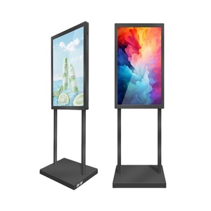 Reproductor de publicidad de doble cara LED <span class=keywords><strong>LCD</strong></span> 2K 4K ultrafino de dos pantallas de pie quiosco de señalización Digital pantalla Vertical - Product Image 1