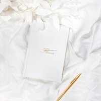 Agenda de journal au design personnalisé avec couverture rigide et bord doré Carnet de notes A5 à fleurs en relief personnalisé