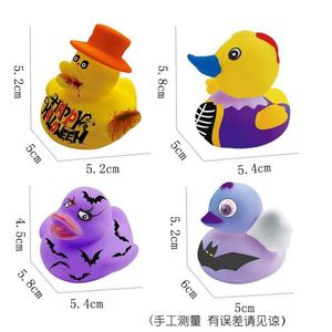 Halloween Promotional Gift Plastic Rubber Mini Yellow Ducks Toys Float Squeaky Baby <b>Bath</b> Small Duck Toy - Product Image 4
