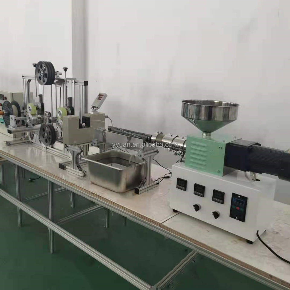 SJ15 Mini Single Screw Plastic Extruder Machine for Lab Filament ...