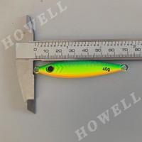 Nouvel arrivage : Leurre de pêche en mer Nan'you 40g de haute qualité, lesté, pour pêche en eau profonde, phosphorescent, pour bar et poissons d'eau salée