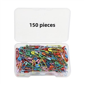 <span class=keywords><strong>Épingle</strong></span>s de sûreté en métal antirouille multi-tailles pour vêtements, fixation d'étiquettes, couture et travaux manuels DIY – Vente en gros fabricant - Product Image 4