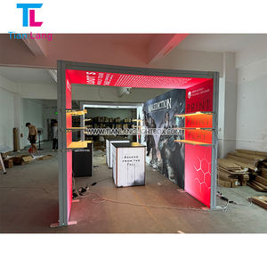 TianLang publicidad tela LED caja de luz textil retroiluminado doble cara telón de fondo exposición stands stand - Product Image 4