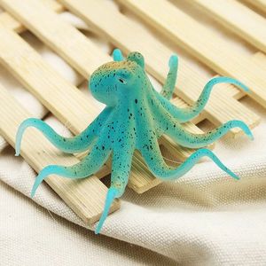 Fluorescerende Kunstmatige <span class=keywords><strong>Octopus</strong></span> <span class=keywords><strong>Aquarium</strong></span> Ornament Met Zuignap Fish Tank Decoratie - Product Image 3