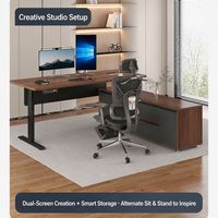 Cadre de table électrique moderne à double moteur JC35TS-EZ4.0 pour bureau assis-debout avec cadre de bureau réglable