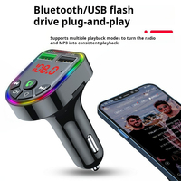 Lecteur de voiture S1 Bluetooth MP3 en vente flash avec port de charge pour appels mains libres, lecture de chansons avec lumière LED