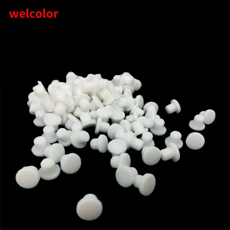 3 3mm Consumer Electronics LED Light transparent Silicone Rubber Plug light through button cap gasket sealing 2.7 2.8 mm hole