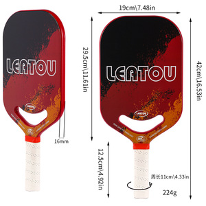 ไม้พายพิคเคิลบอล Leatou ขนาด 16 มม. คาร์บอนไฟเบอร์ ได้รับการรับรองจาก USAPA อุปกรณ์ฝึกซ้อม - Product Image 5