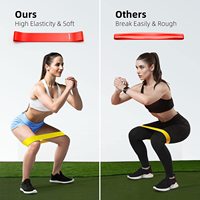 Bandas de resistencia, bandas elásticas de bucle para ejercicios de fuerza, entrenamiento, fisioterapia