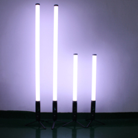 Dj éclairage Photobooth décoration Rechargeable DMX sans fil RGBWA LED Pixel batterie Tube avec étui
