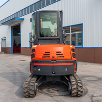 Mini-excavatrice sur chenilles hydraulique diesel avec pelle brise-roche CE