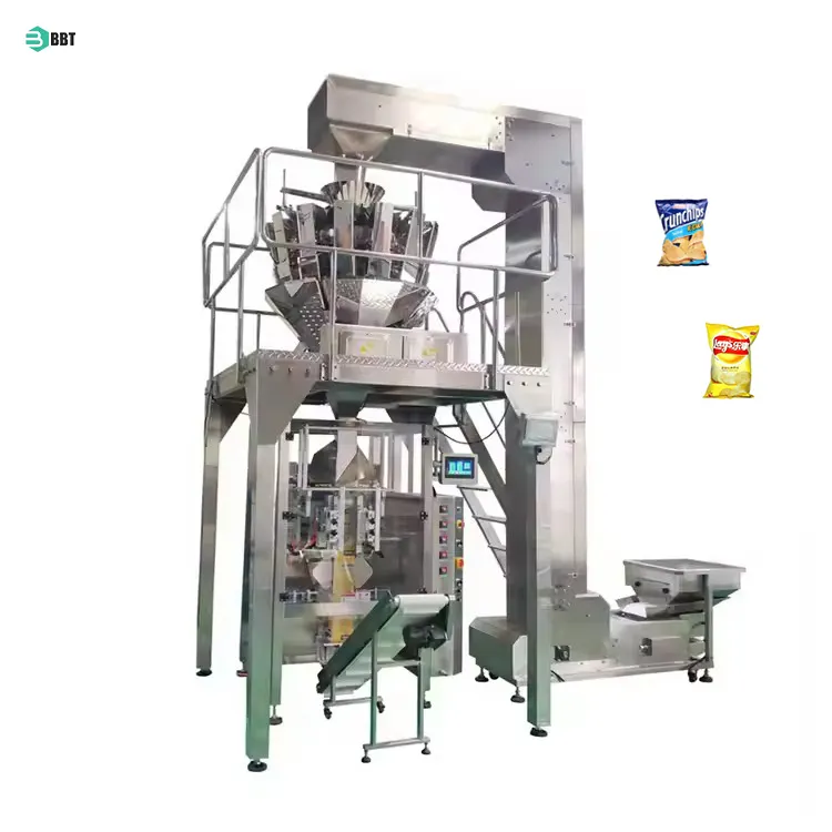 1 кг 3 кг взвешивающая машина для упаковки закусок зерен сладкой кукурузы вертикальная упаковочная машина для пищевых гранул