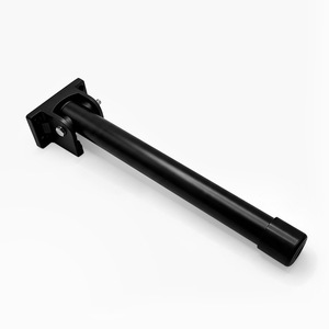 Pieds pliants réglables Wansheng pour tubes ronds de 25 cm, en acier noir, supports pour meubles, usage domestique - Product Image 2