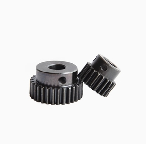 Engranaje Recto Yimihelong de 16 Dientes 1M16T, Engranaje Metálico para Motor con Orificios Internos de 4/5/6/6.35/7/8, Material de Acero, Procesado en Negro - Product Image 3
