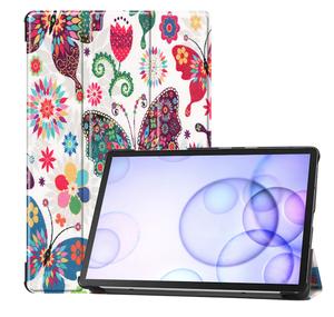 Custodia in pelle PU Smart Flip Tri-fold per Samsung Galaxy Tab <span class=keywords><strong>S6</strong></span> 10.5 T860/T865 <span class=keywords><strong>cover</strong></span> <span class=keywords><strong>cover</strong></span> Painting Unique Shell - Product Image 5