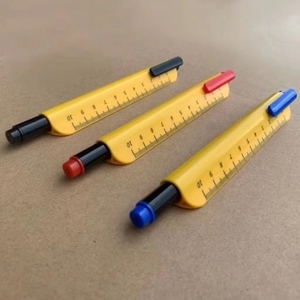 Marcador de suelo de madera para carpintería, trazador de <span class=keywords><strong>dibujo</strong></span>, herramienta de construcción, lápiz mecánico de agujero profundo, lápiz de carpintería con afilador - Product Image 6