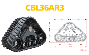 <b>Rubber</b> Track Conversion System for Tractors and Combines - Product Image 3
