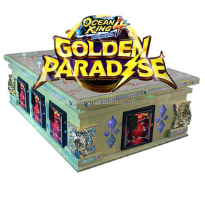 2025 Haute Qualité 10 Joueurs 86/100 Pouces Debout Poisson Table Jeu Machine Ocean King 4 Série Golden Paradise - Product Image 3