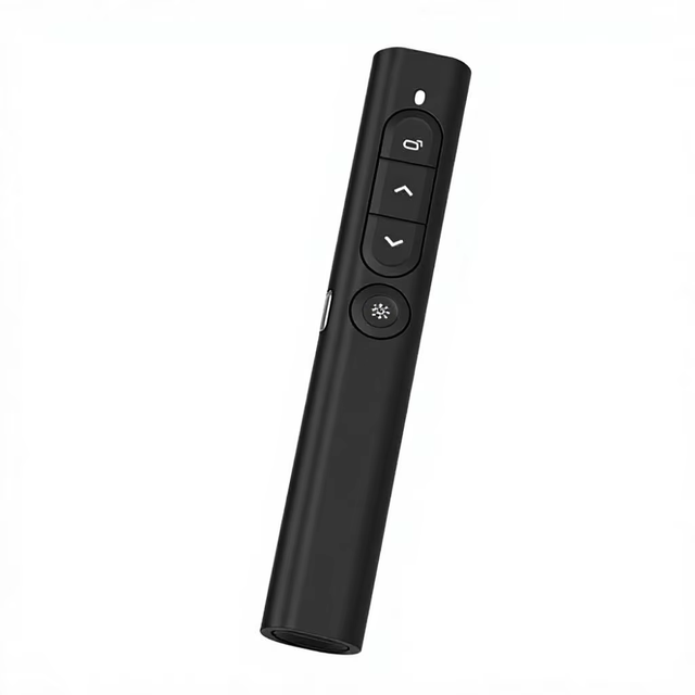 Wireless Presenter Remote Presentation Clicker with 2.4GHz RF Hyperlink & Volume Control, Compatible with Keynote and Laptops