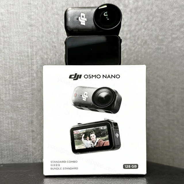 NEW DJI Camera 4K Original DJI Osmo Nano 4K 60fps Vlogging Camera 1/1.3" Sensor Wide FOV 1.96" Screen 200-Min Recording