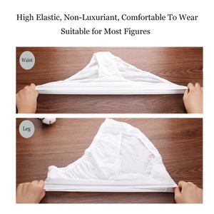 Einweg-Strick-Slips aus reiner Baumwolle für Damen Reise höschen Hohl dekorationen im weißen Dreieck-Stil XL XXL <span class=keywords><strong>XXXL</strong></span> für den Spa-Gebrauch - Product Image 2