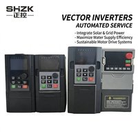 4kW 2.2kW 3HP VFD AC Drive 380V 3 Fasa Penggerak Frekuensi Variabel Inverter dengan Unit Pengereman Terintegrasi untuk Kipas Blower Kompresor Udara CE