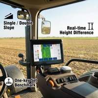 Système de nivellement de terrain agricole GNSS, réseau CORS, nivellement automatique différentiel, niveleuse de terrain pour tracteur