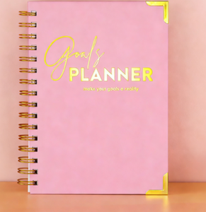 Carnet de planification hebdomadaire et de suivi des objectifs de bien-être A5 noir personnalisé 2026 avec couverture en papier et coffret cadeau promotionnel - Product Image 4